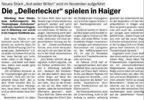 Die Dellerlecker zieht es nach Haiger?!